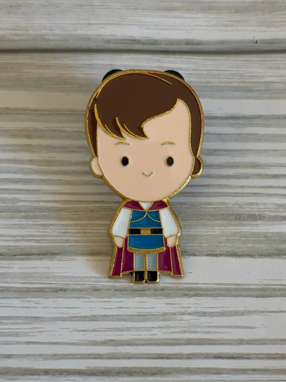Shanghai Disney Prince Charming Big Head Enamel Pin